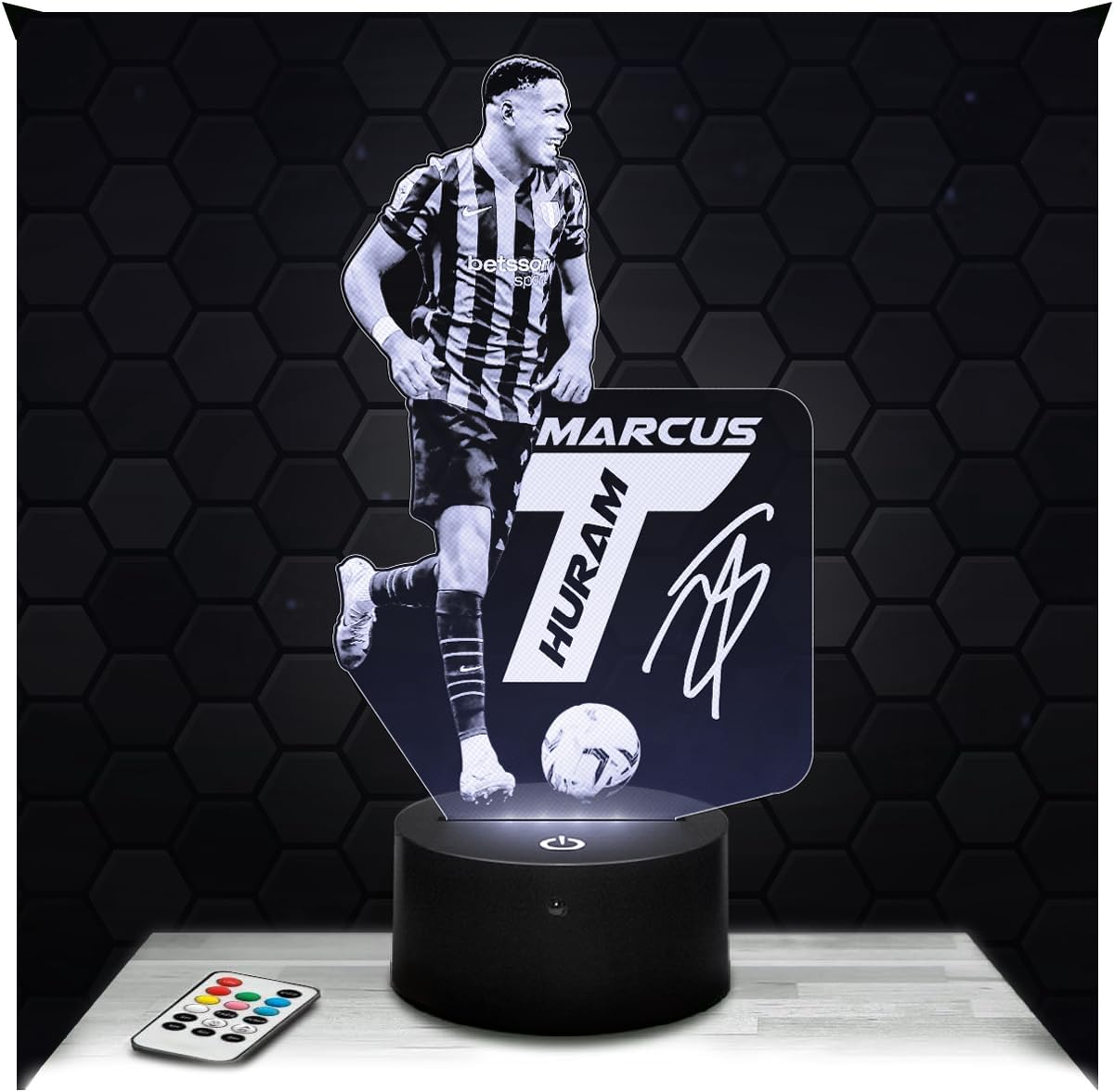 Lampe 3D Marcus Thuram (déco LED)