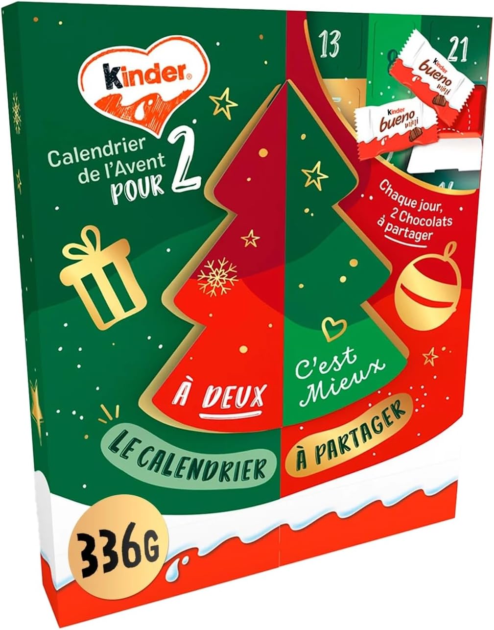 Calendrier De L'Avent KINDER Étoile 2025 | 24 Chocolats