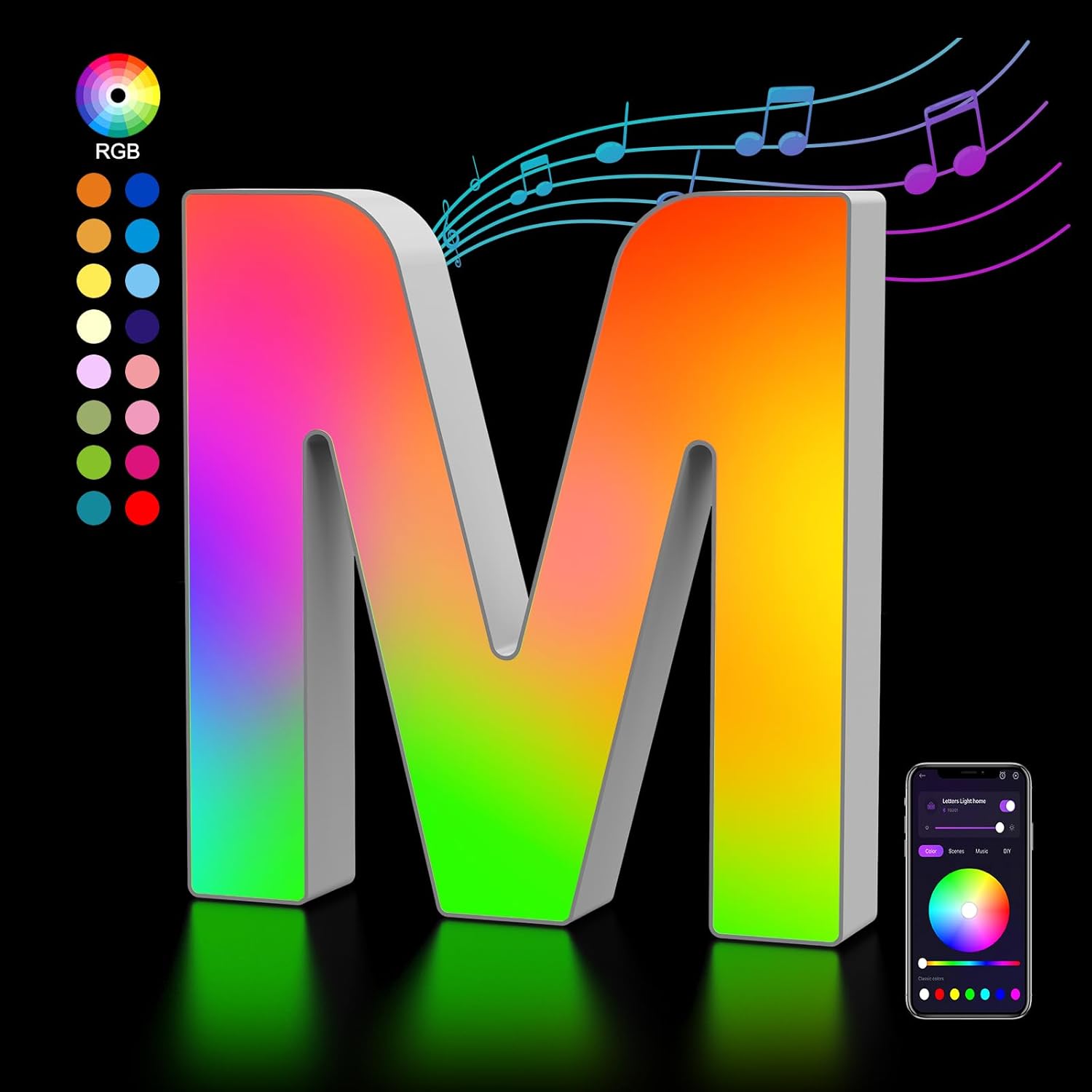 Lettres lumineuses alphabet LED
