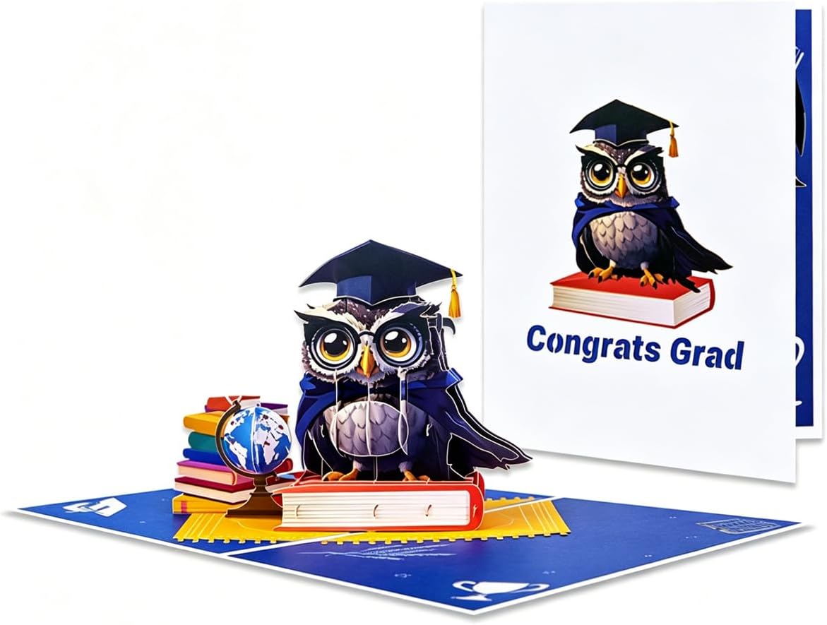 Carte pop-up 3D « Graduation / Félicitations »
