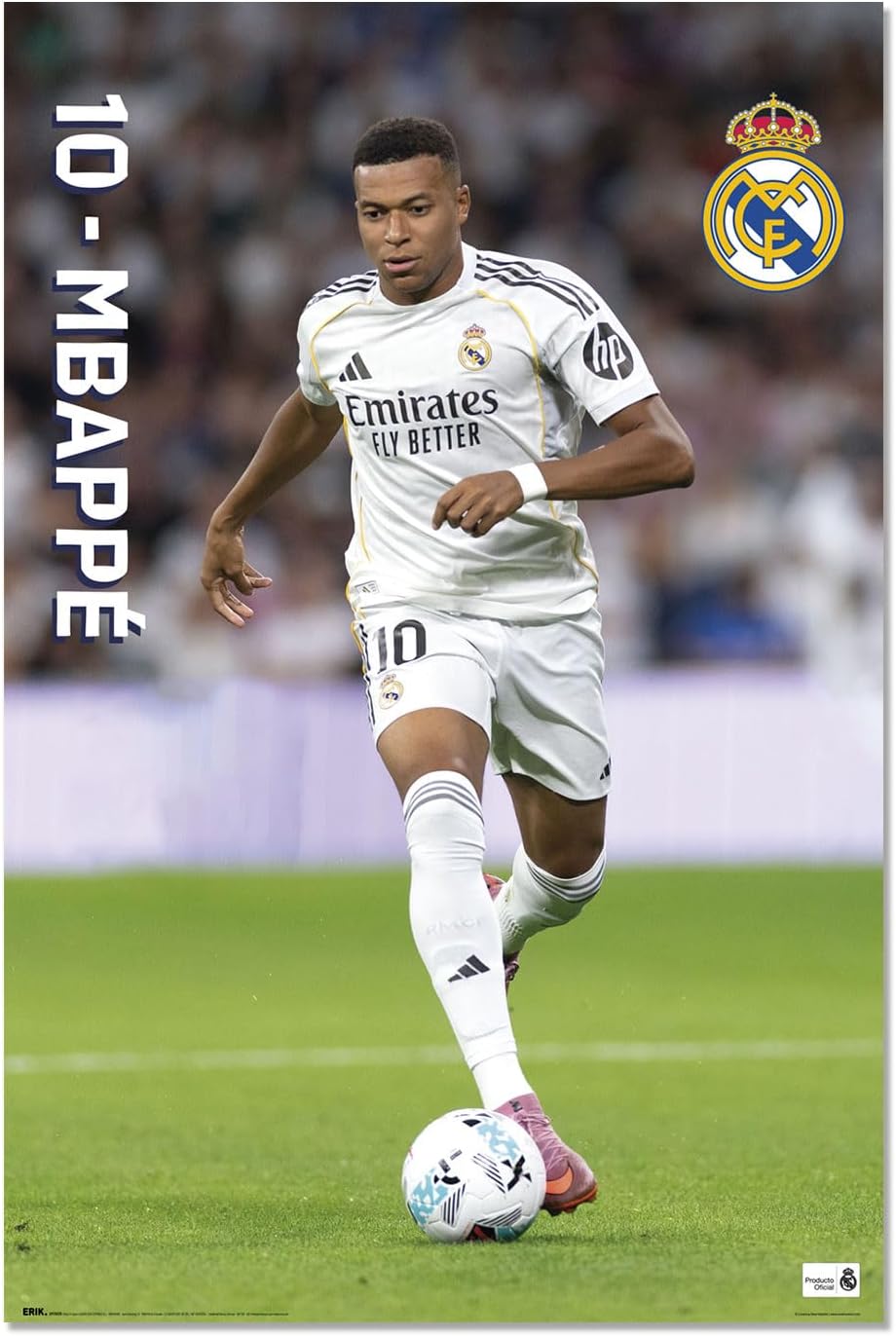 Poster Real Madrid Mbappé