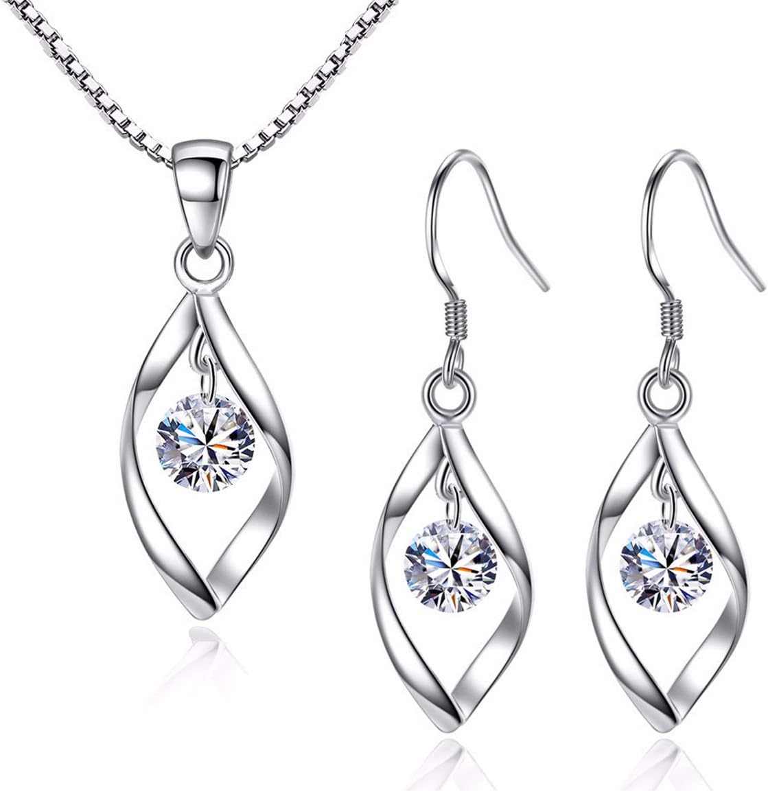 Parure argent 925 & zircon