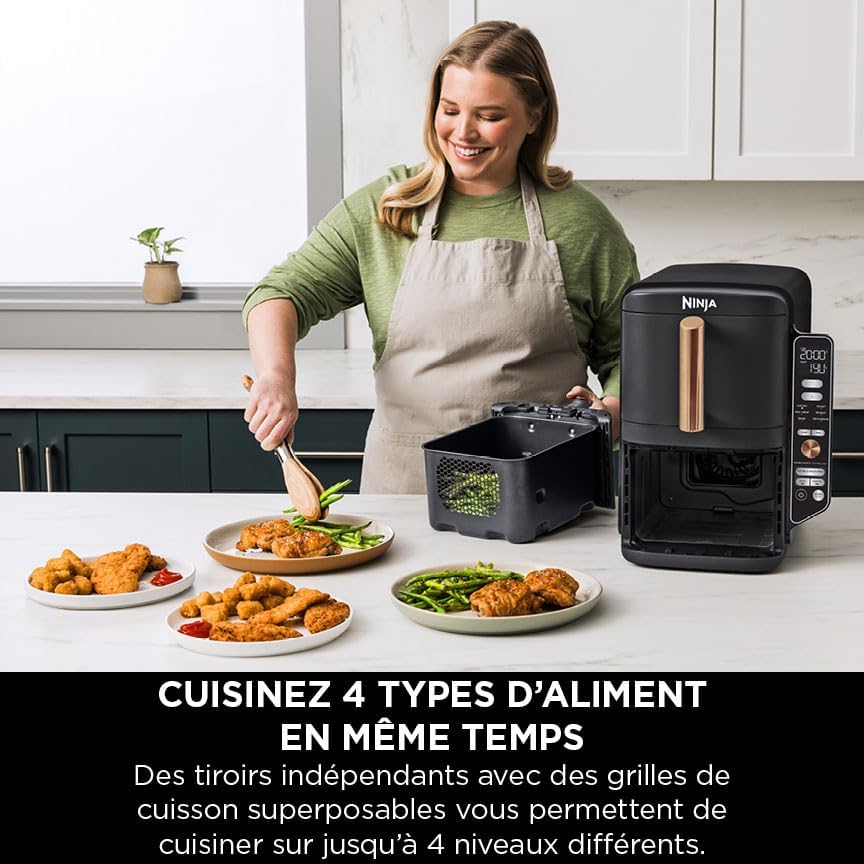 NINJA Double Stack XL Air Fryer 2 - La friteuse électrique double étage