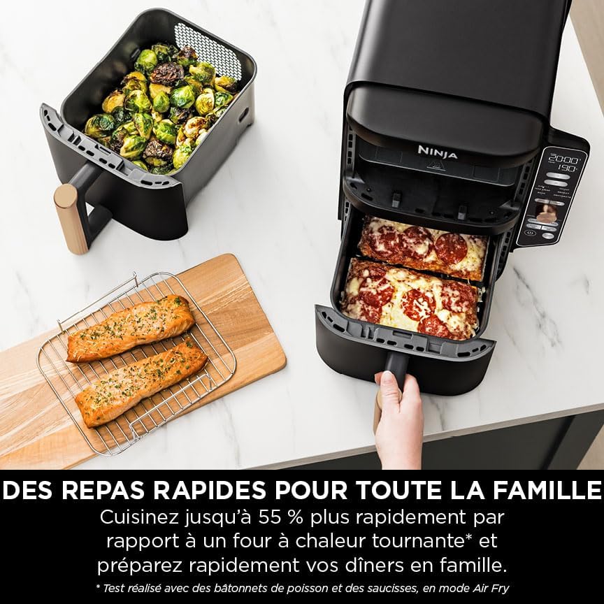 NINJA Double Stack XL Air Fryer 2 - La friteuse électrique double étage