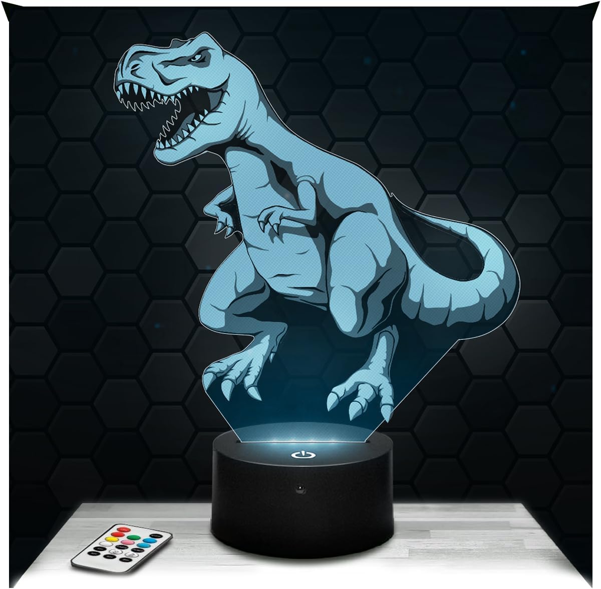 Lampe 3D veilleuse Dinosaure T-Rex