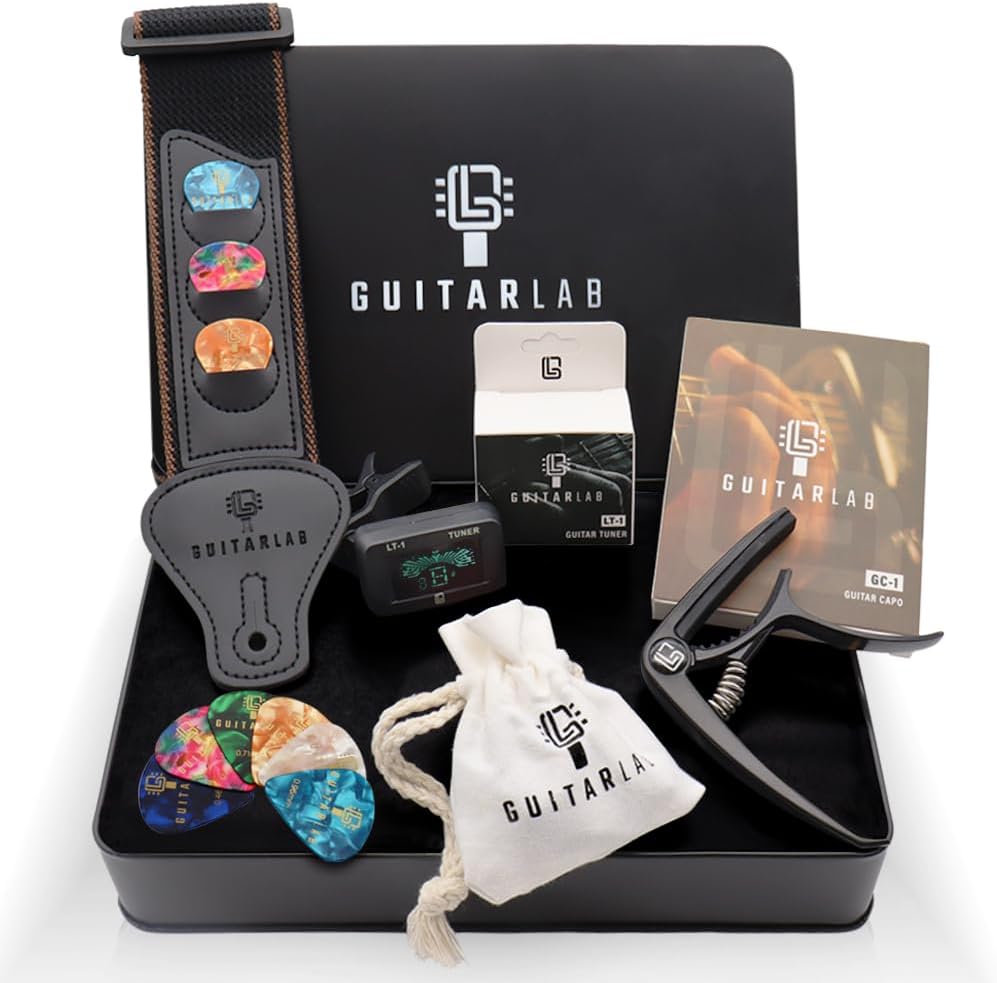 Coffret cadeau d'accessoires de guitare
