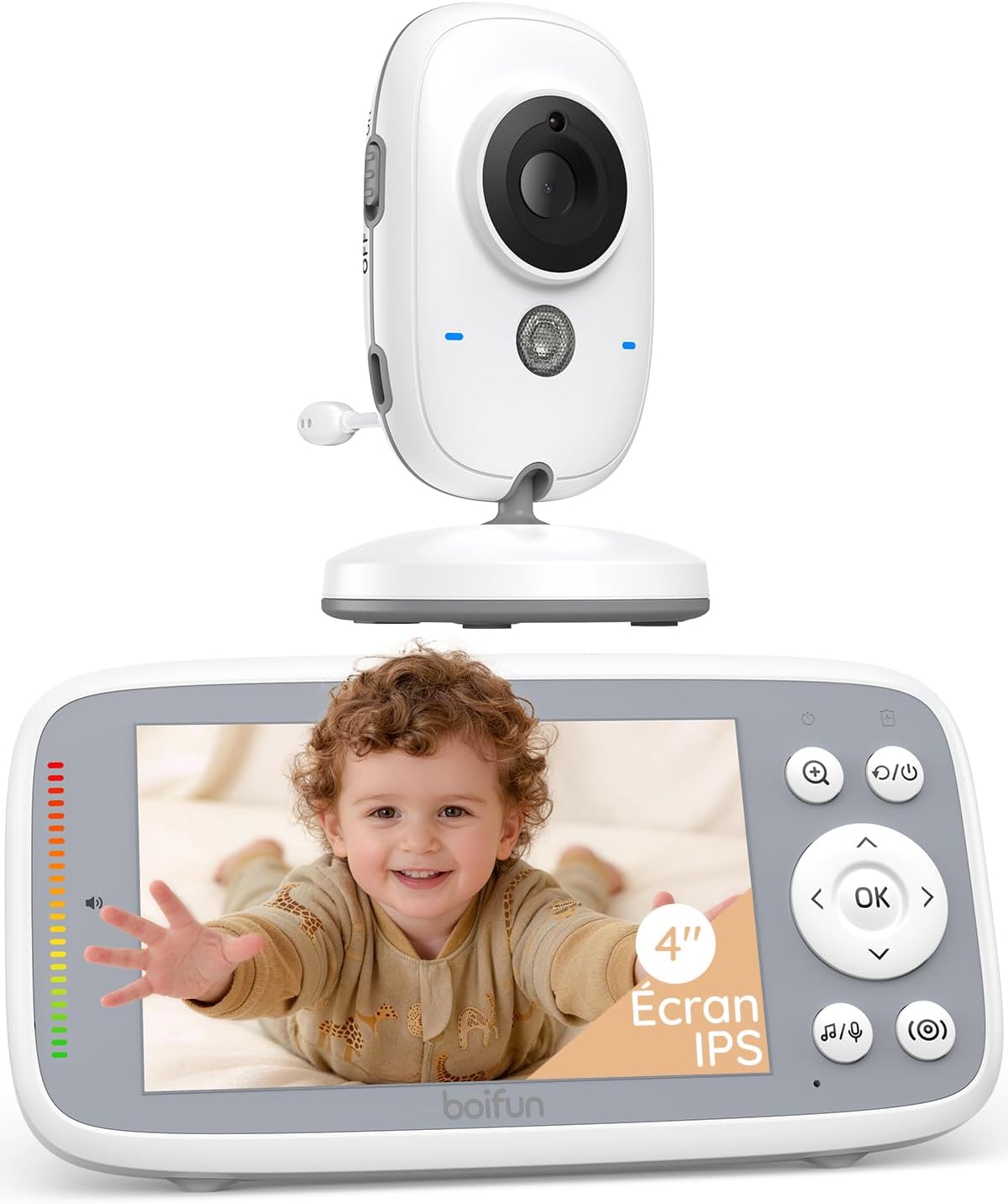 Babyphone caméra bébé sans Wi-Fi vision nocturne Boifun
