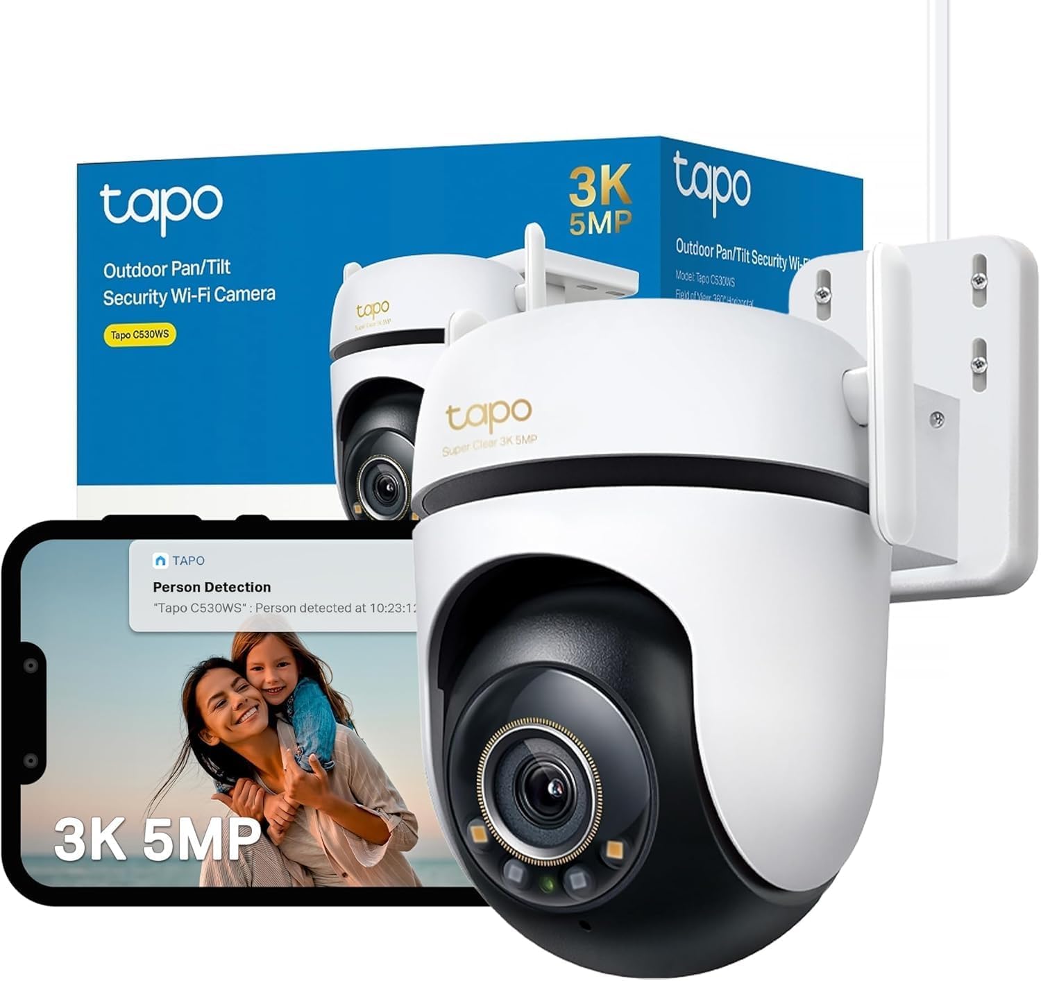 Tapo C530WS, caméra de surveillance 360° 3K