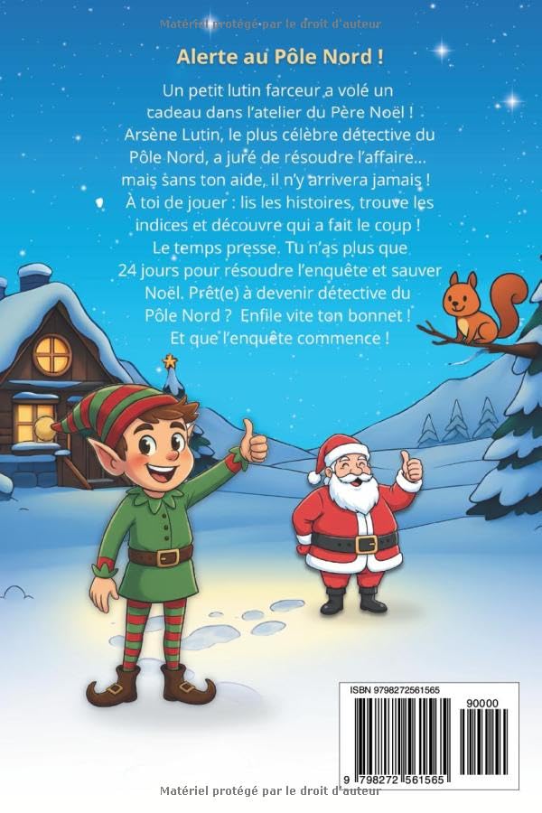 Calendrier de l’Avent Les énigmes du lutin farceur (6–9 ans)