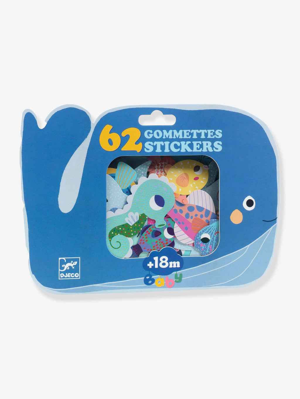 62 gommettes animaux - mer