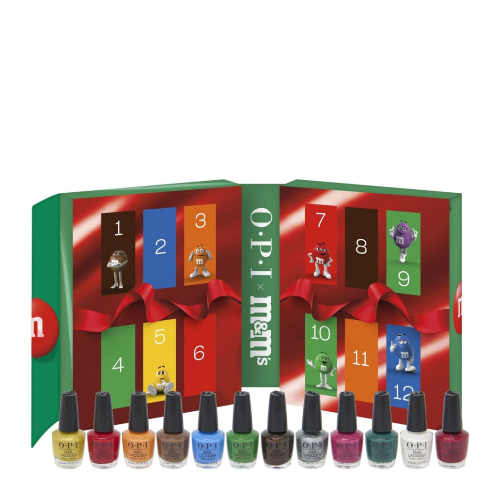 Calendrier de l'Avent OPI x M&M'S 12 mini vernis à ongles
