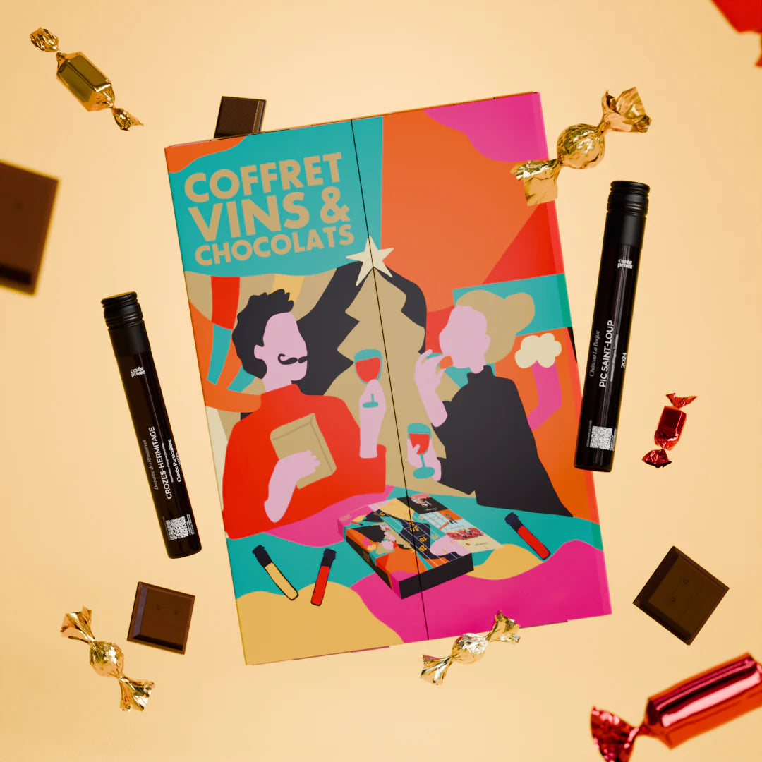 Calendrier de l’Avent Vins & Chocolats 2025 - Flakon