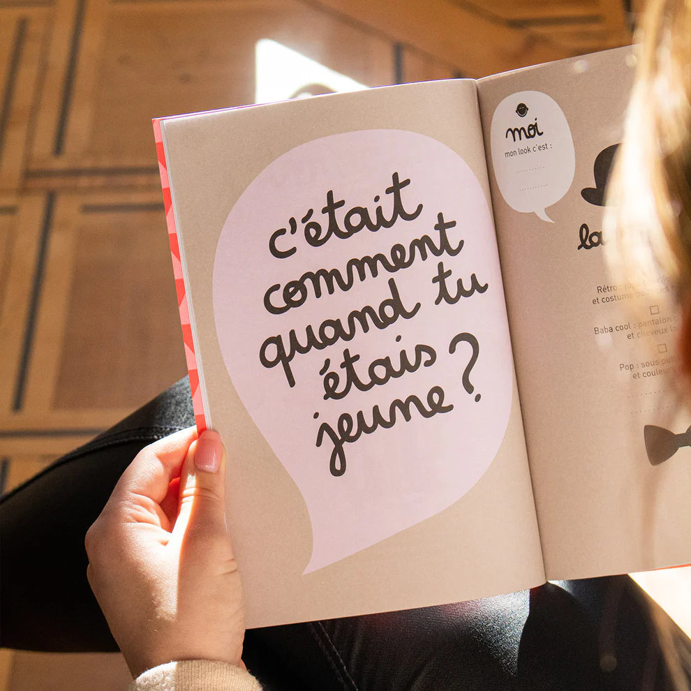 Livre papi, mamie et moi - Cahier Grand-parent/enfant Minus