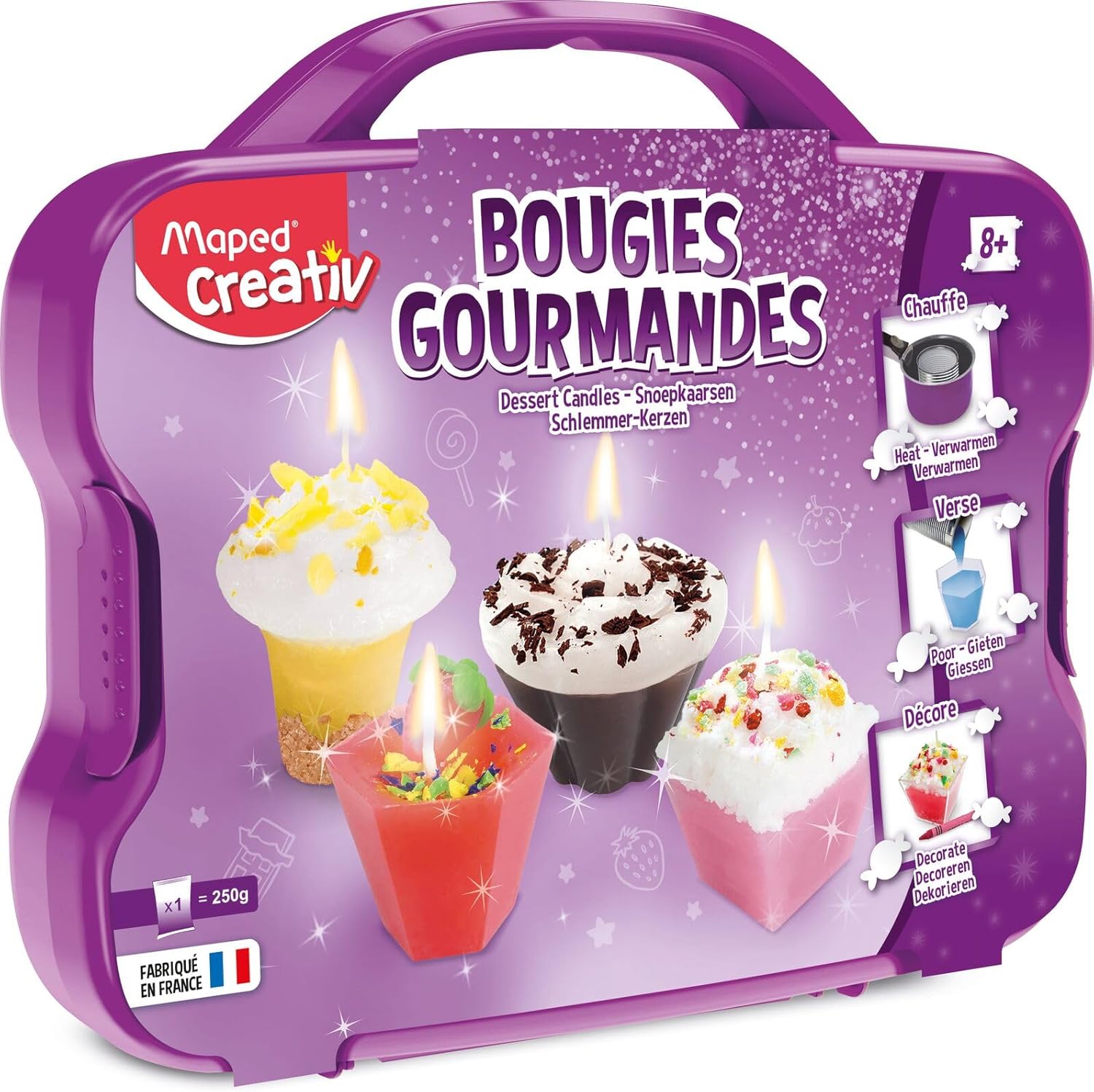 Mallette bougies gourmandes, loisirs créatifs - Maped Creativ