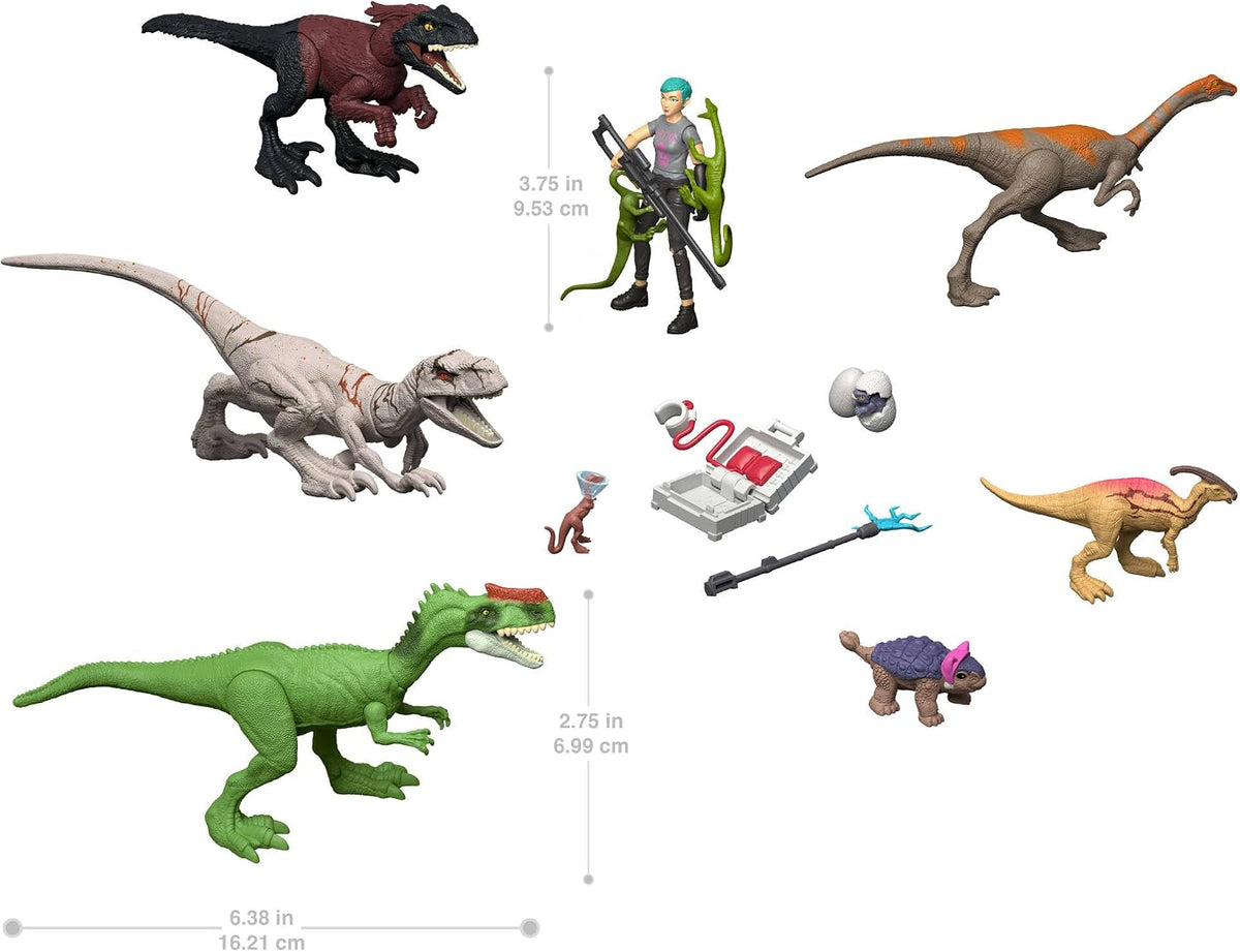 Calendrier de l'Avent Jurassic World La Théorie du Chaos Mattel JGM17