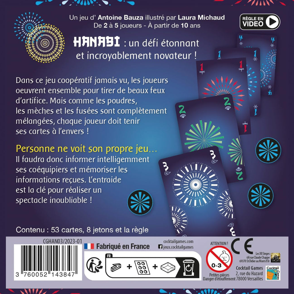 Hanabi : Le jeu de cartes coopératif primé