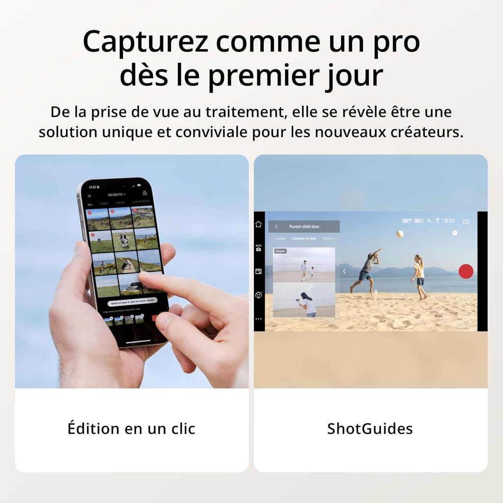 DJI Osmo Mobile 7P - Le stabilisateur smartphone ultime pour créer des vidéos pro