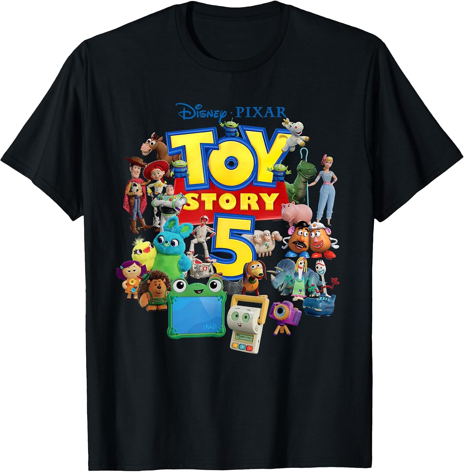 T-shirt Toy Story 5 — Logo & personnages
