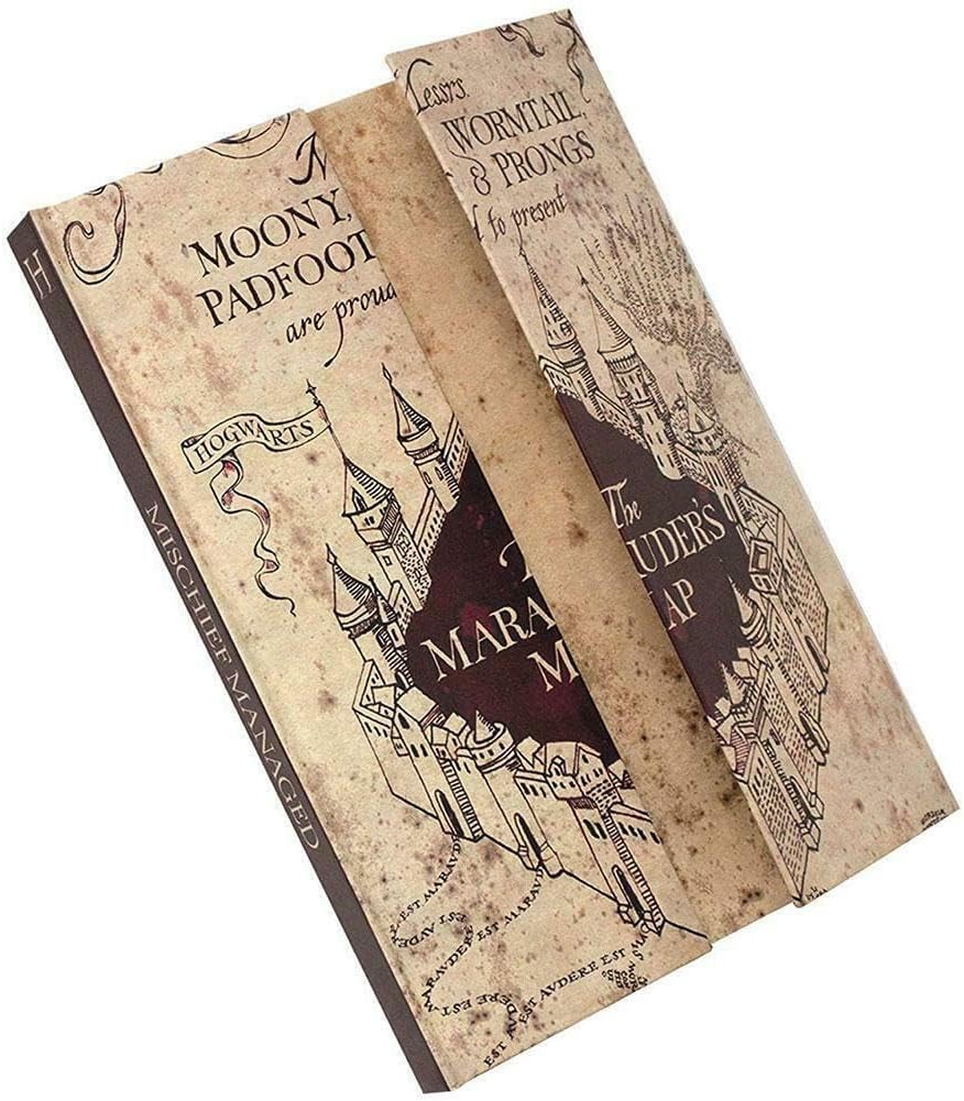Bloc-notes magnétique Carte du Maraudeur