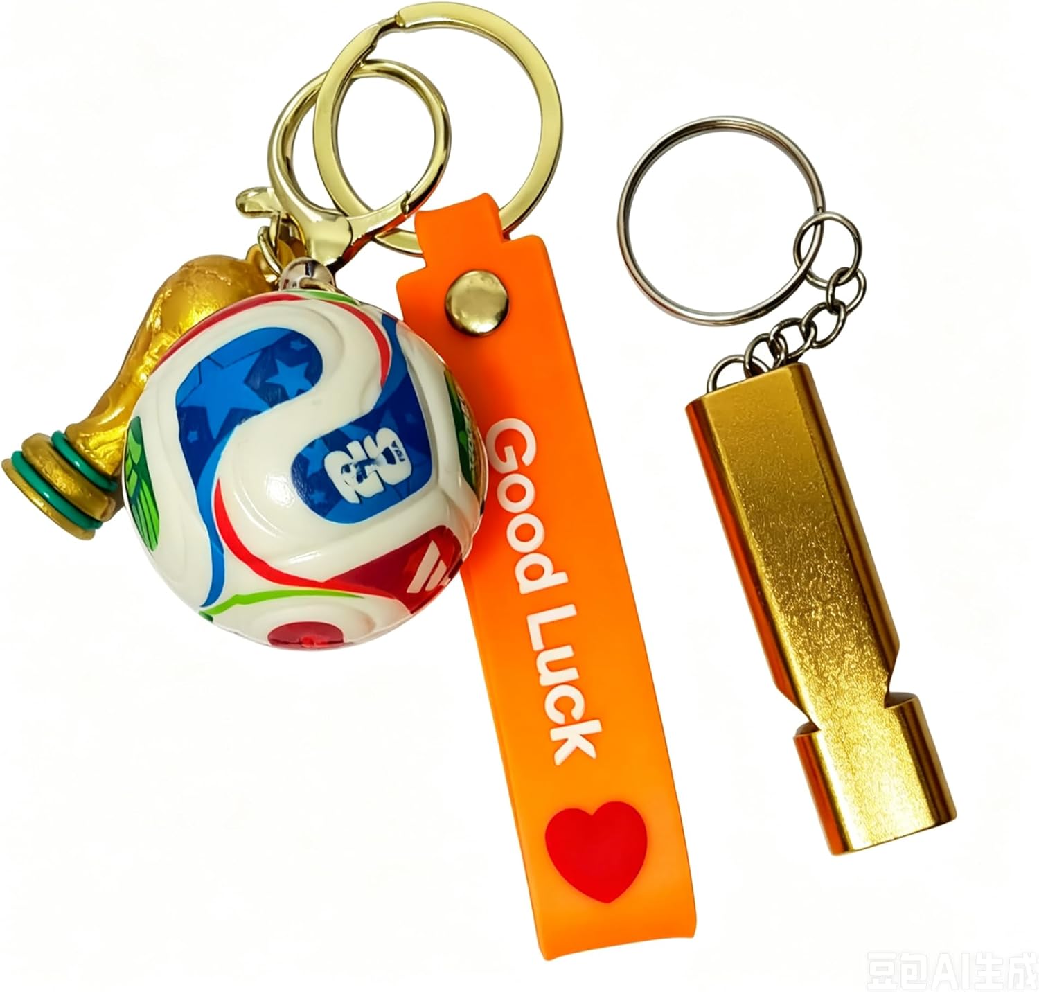 Lot de 4 porte-clés FIFA 2026