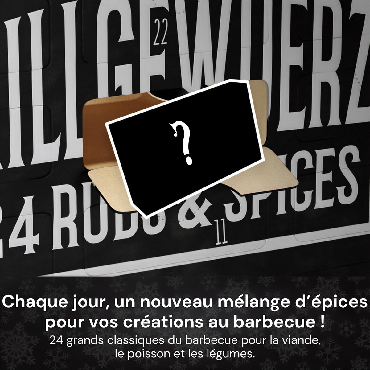Calendrier de l'Avent BBQ Boxiland : un nouveau mélange d'épices chaque jour