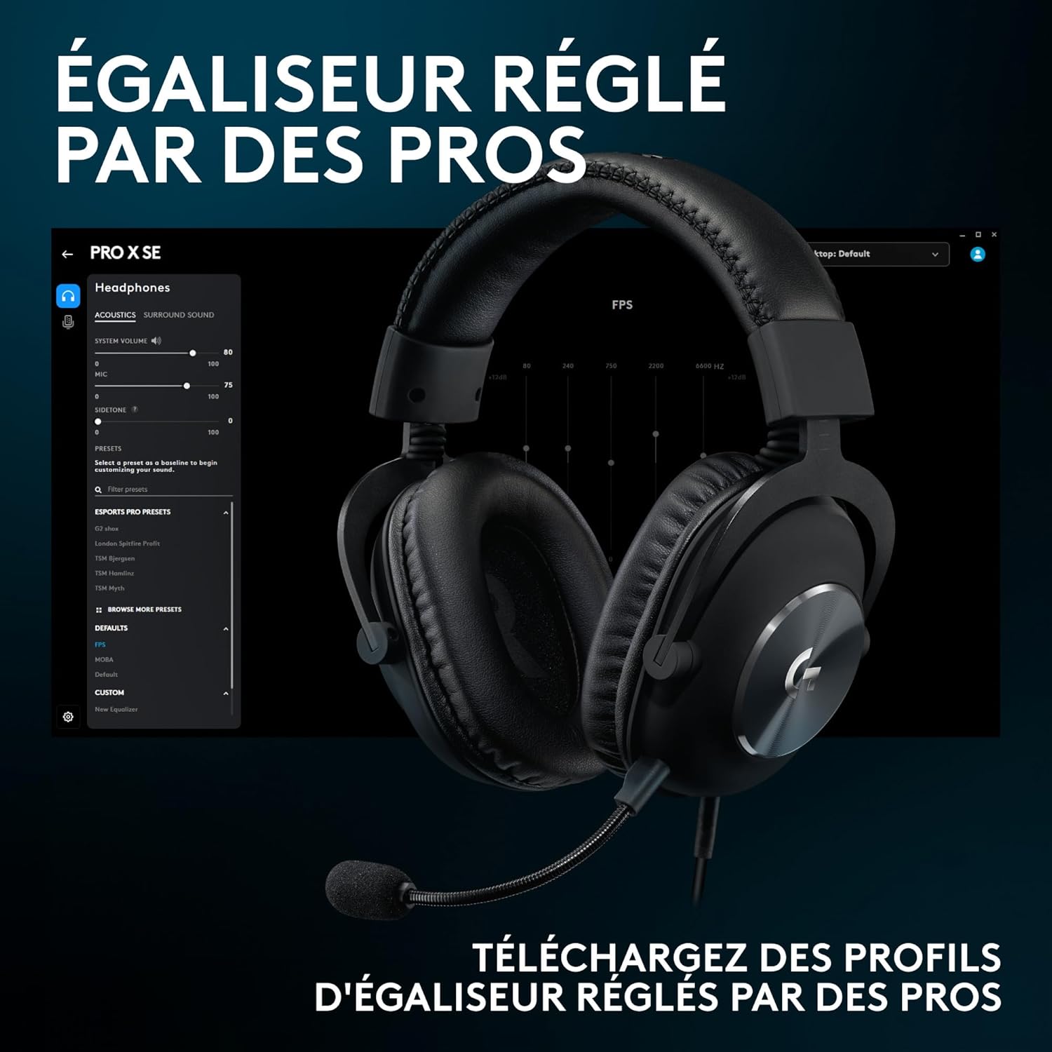 Casque gaming Logitech G Pro X SE