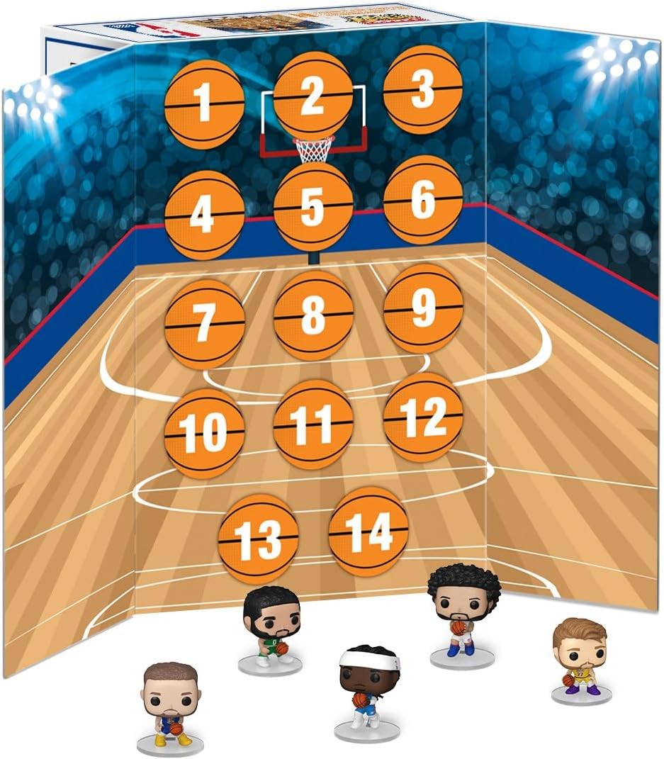 Calendrier de l'Avent Funko Pocket Pop! NBA 2026 – 14 jours