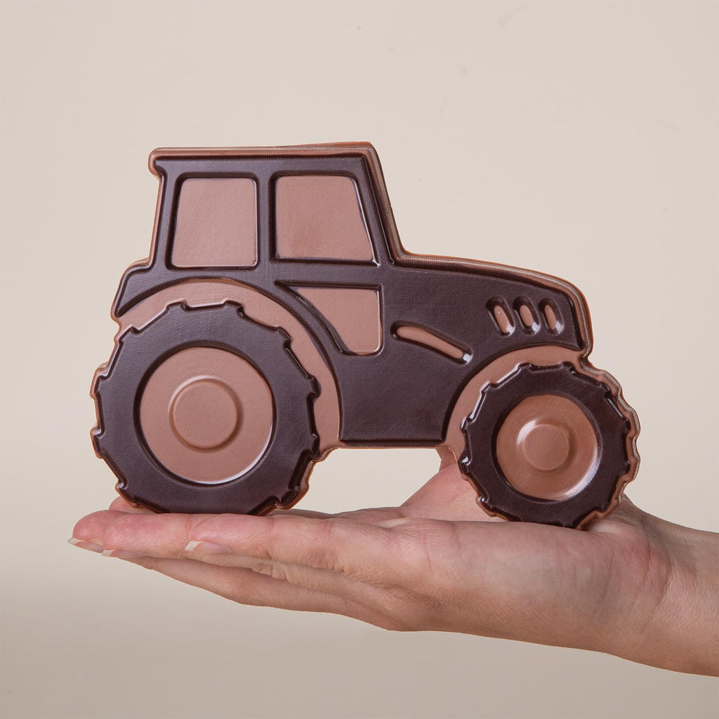 Tracteur en chocolat