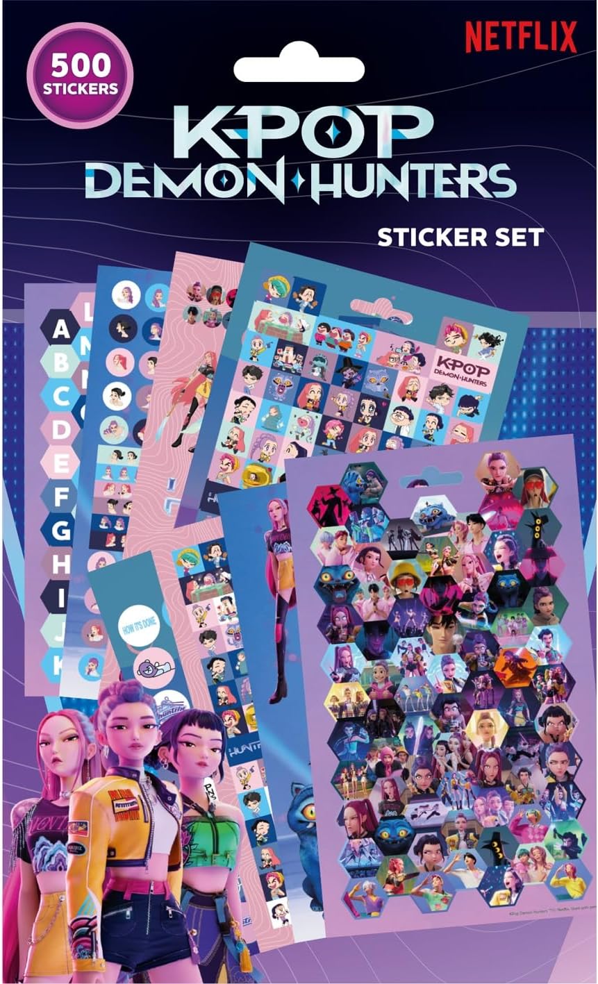 KPop Demon Hunters — 500 stickers