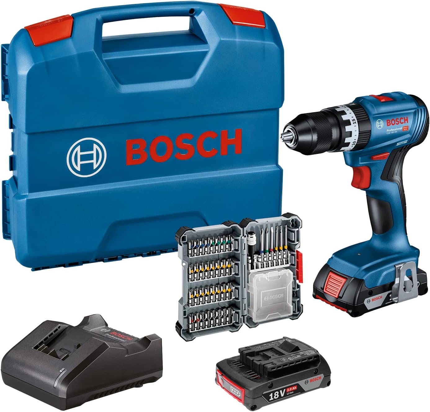 Perceuse-visseuse à percussion sans fil Bosch 18V