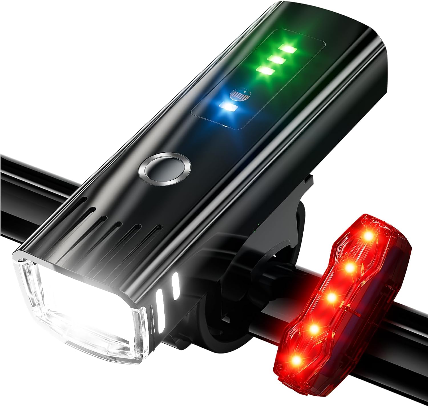 Éclairage vélo IPSXP rechargeable (14h, power bank)