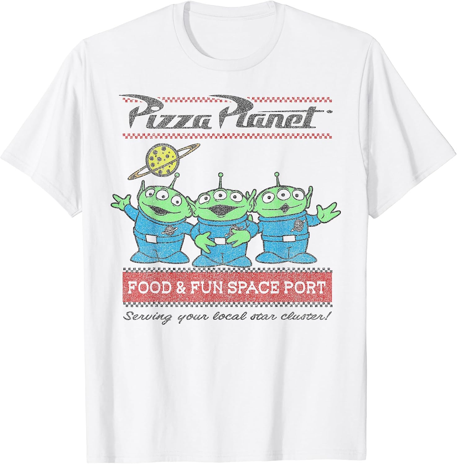 T-shirt Toy Story Pizza Planet Aliens (les jouets mutants de Sid)