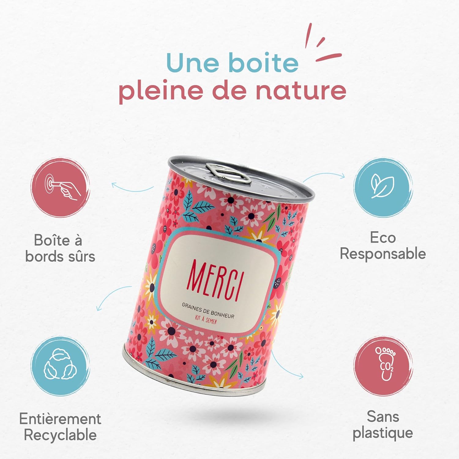 Kit de plantes à semer MERCI - Mauvaises Graines