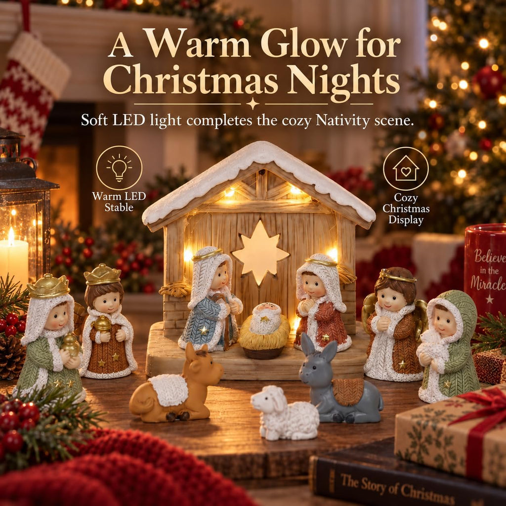 Calendrier de l'Avent Decostatue Crèche de Noël 2026