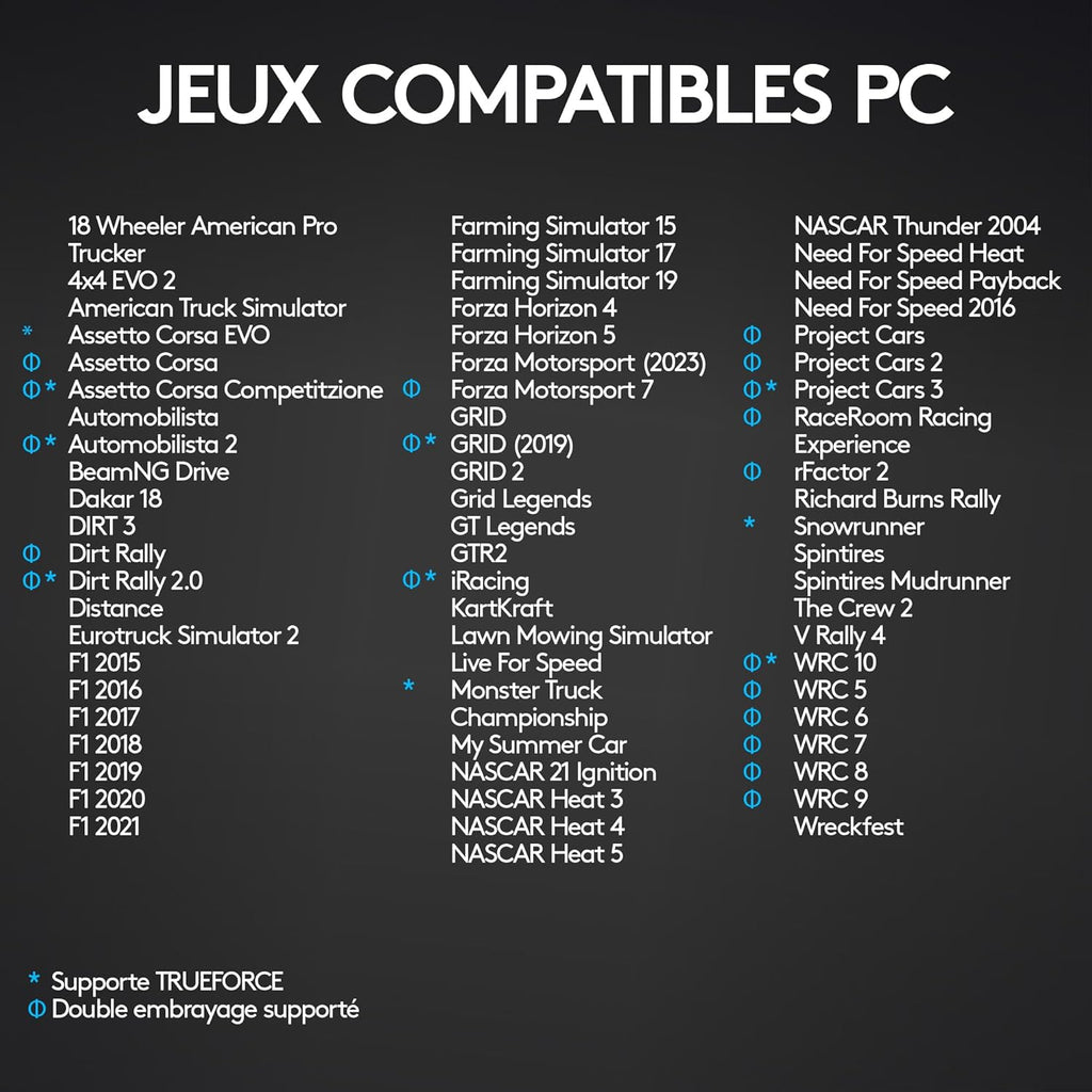 Volant de course Logitech G29 Driving Force