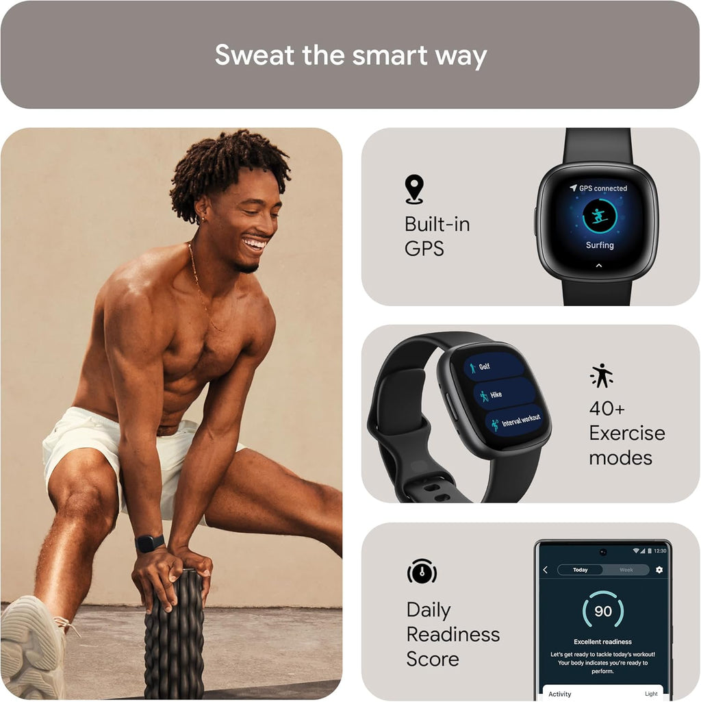 Montre connectée Fitbit Versa 4 – La montre idéale pour se (re)mettre au sport