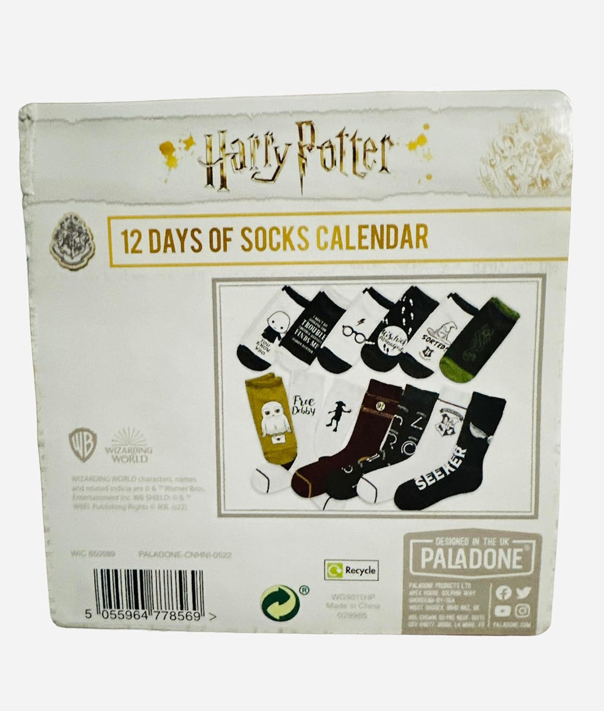 Calendrier de l'Avent chaussettes Harry Potter Paladone