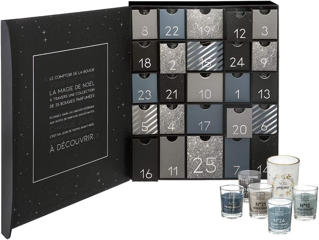 Calendrier de l'Avent Atmosphera Le Comptoir de la Bougie 25 bougies parfumées