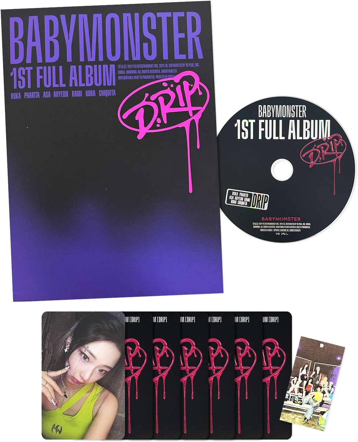 BABYMONSTER — Drip, 1er album (Zip Lock Ver.)