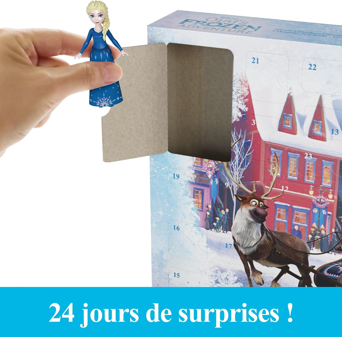 Calendrier de l'Avent La Reine des Neiges Mattel Anna et Elsa – visuel 3