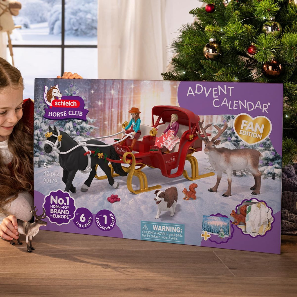 Calendrier de l'Avent schleich Horse Club Balade en traîneau 99179
