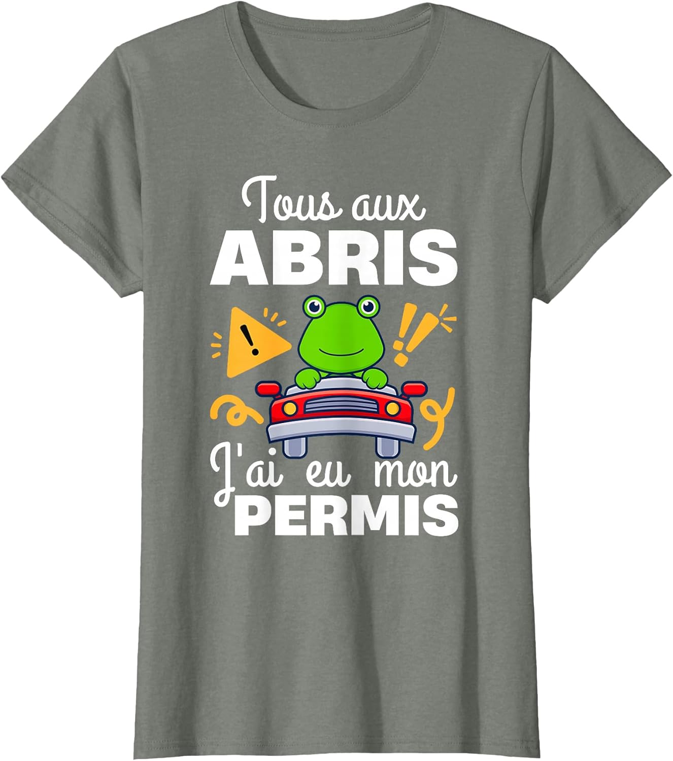 T-shirt humour « Jeune conducteur » (modèle 2)