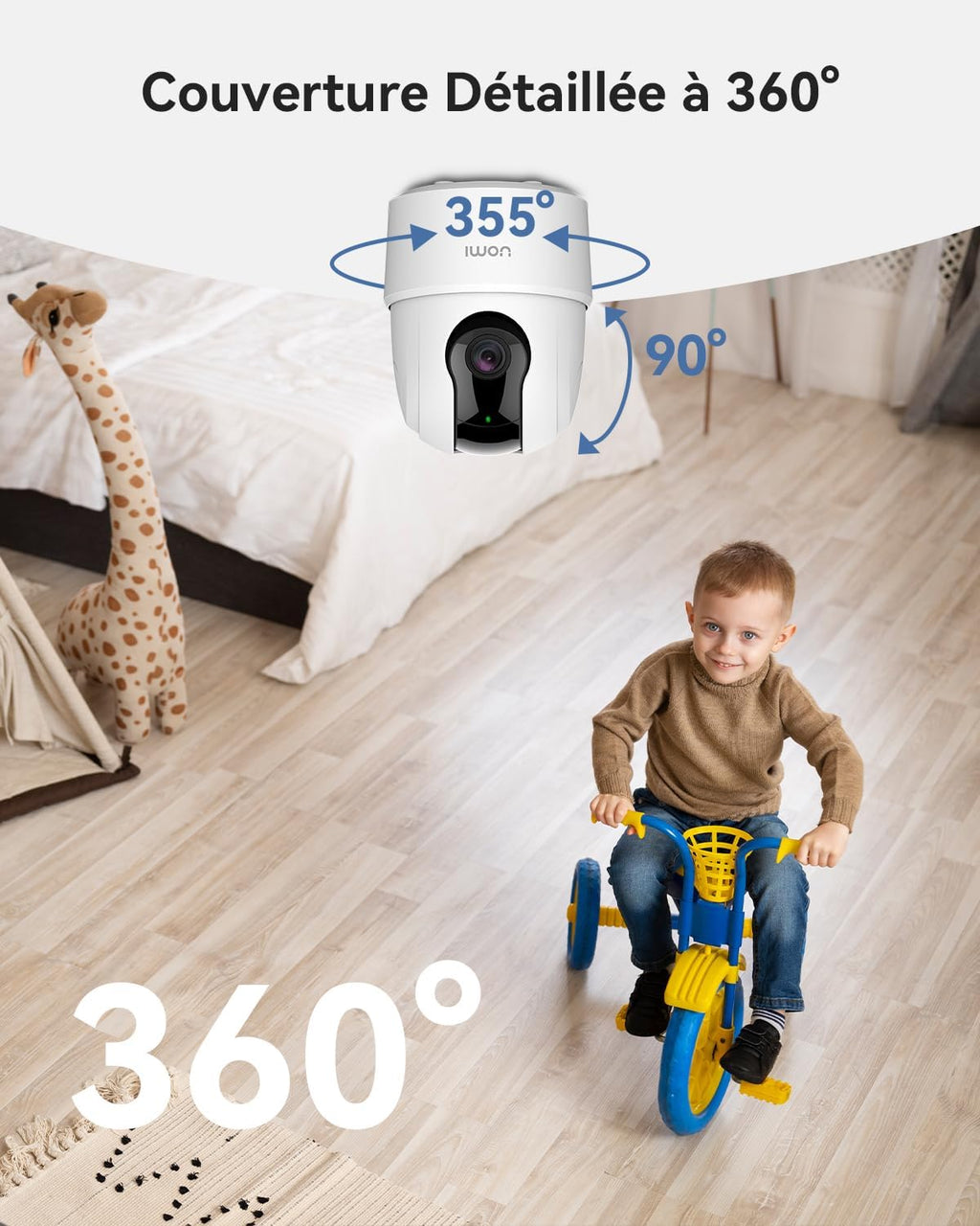 Imou 2K (3MP) : la caméra de surveillance intérieure ultra-complète à petit prix 🎥🏠