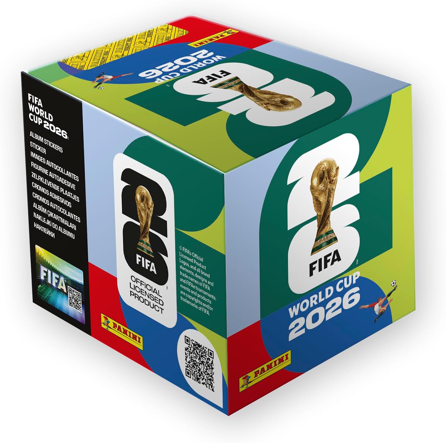 Boîte de 50 pochettes stickers Panini 2026