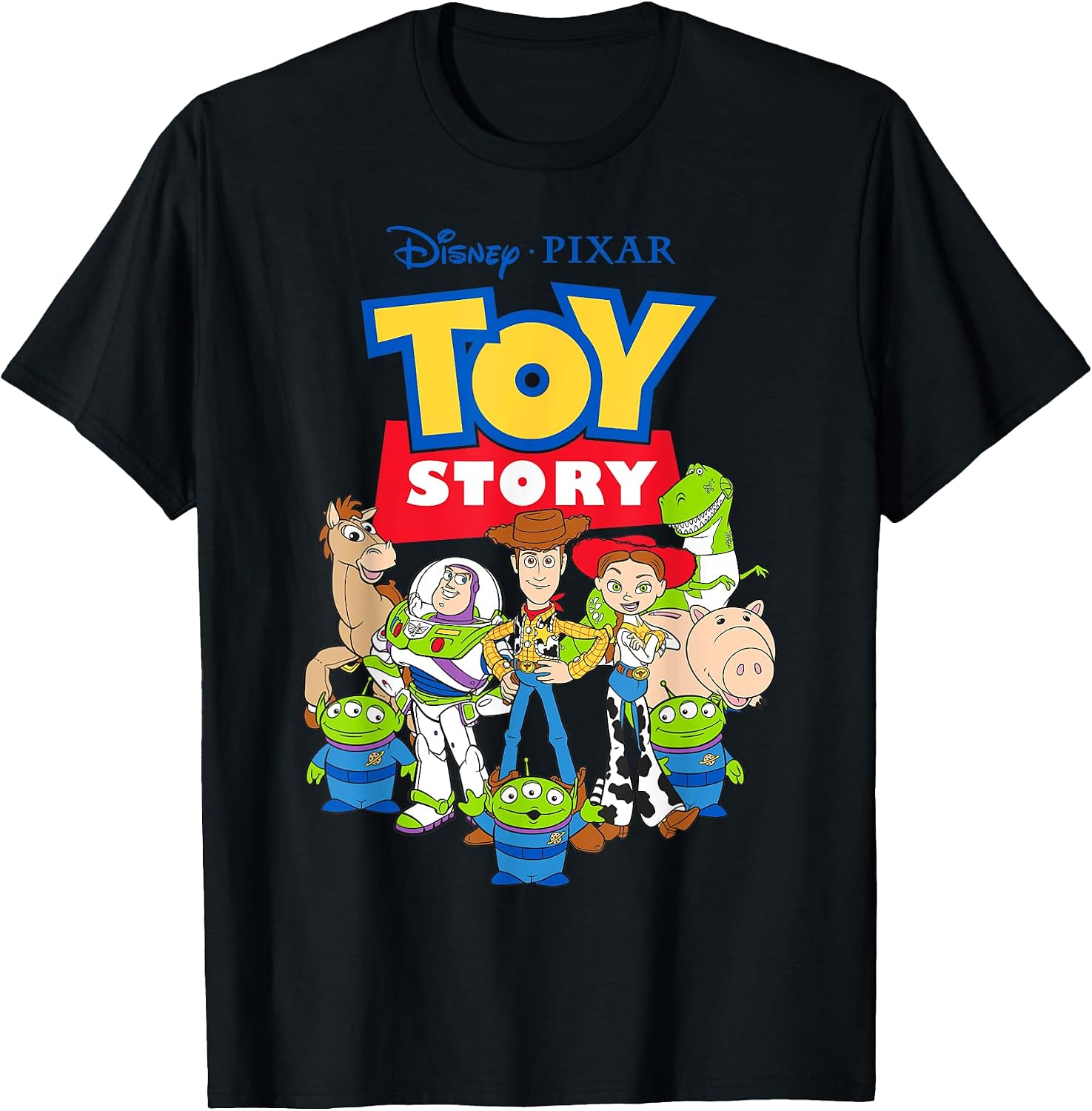 T-shirt Toy Story — Buzz, Woody & Jessie