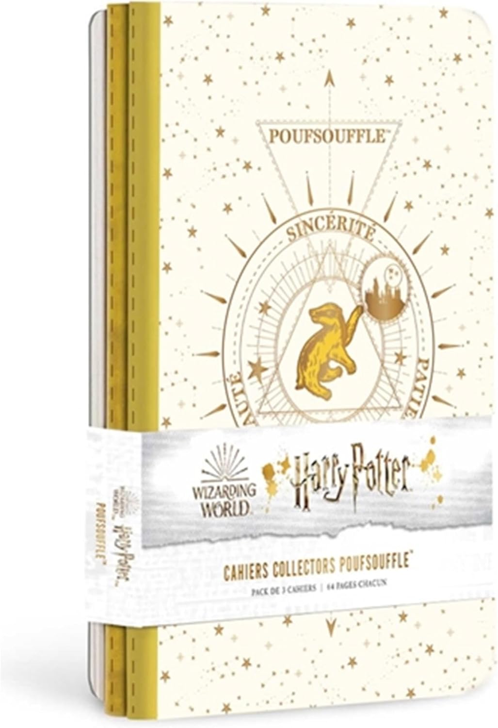 Pack 3 cahiers Poufsouffle