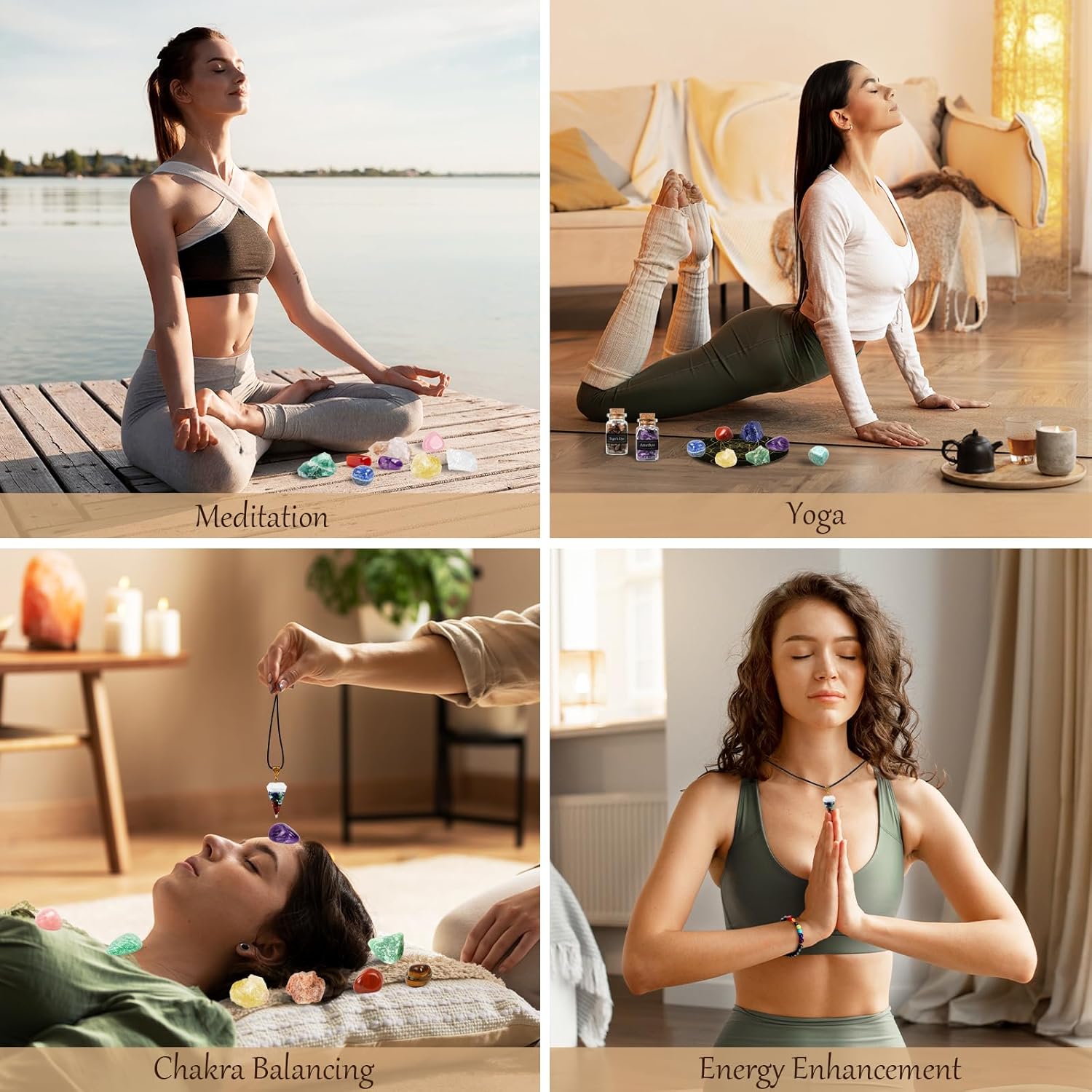 Calendrier de l’Avent pierres précieuses & cristaux 2025