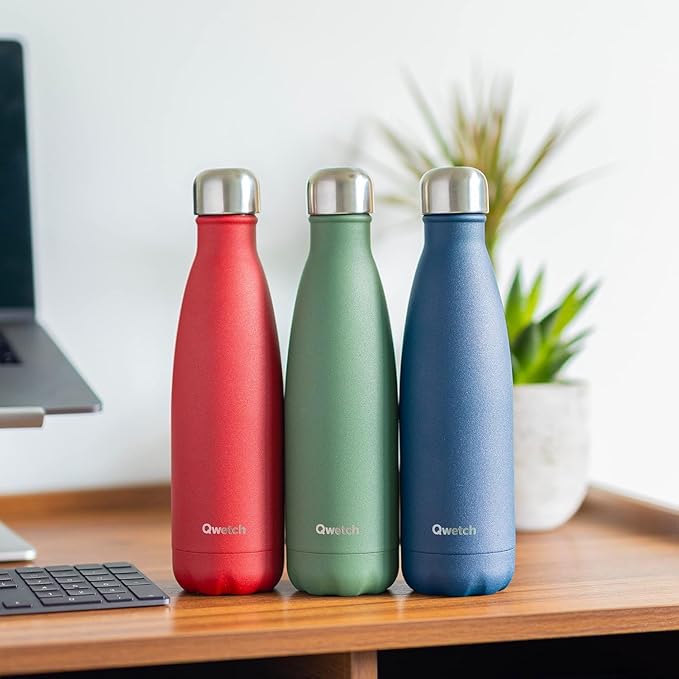 Gourde Qwetch - La bouteille isotherme stylée, durable et zéro déchet
