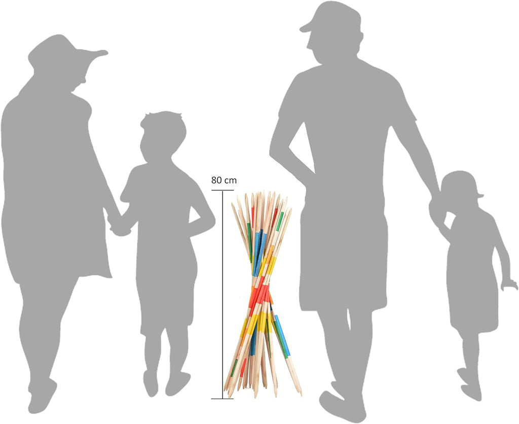 Mikado Géant : Le jeu d'adresse XXL pour toute la famille