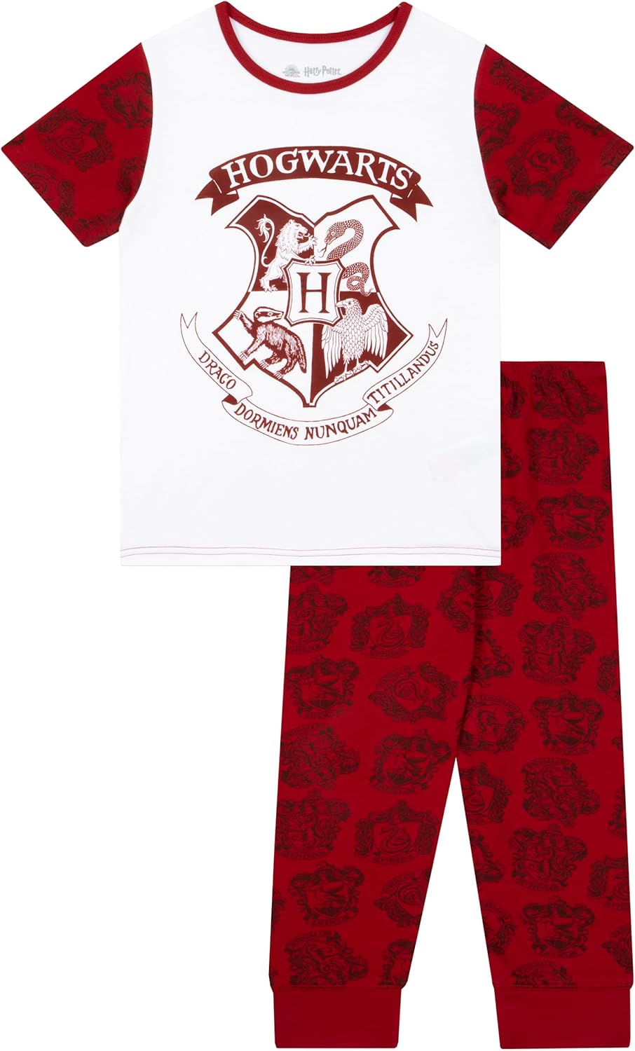 Pyjama filles Serpentard/Gryffondor